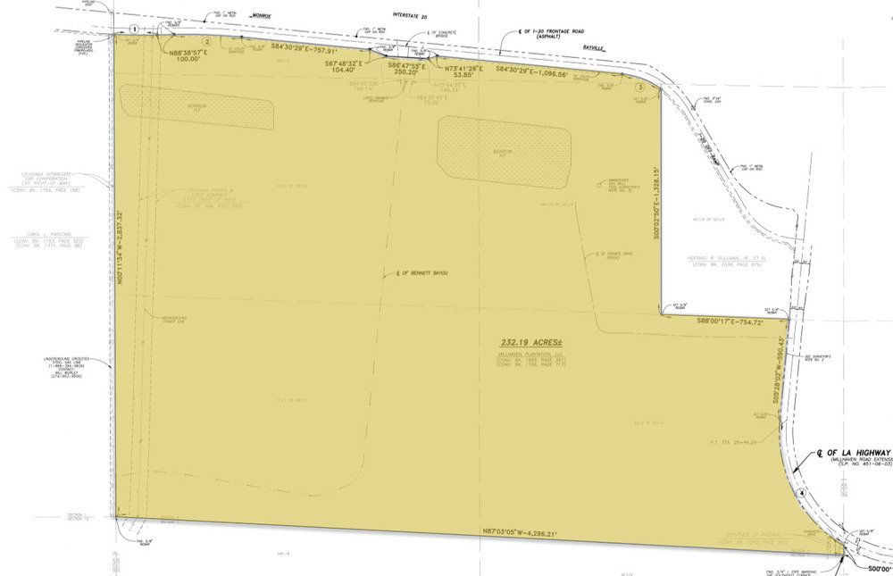 Millhaven South: Russell Sage Road and Frontage Road, Monroe, LA 71203